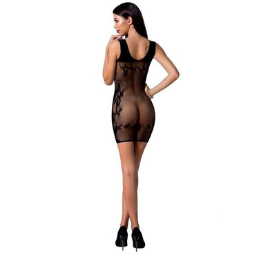 Body in Pizzo Sexy con Apertura nel Cavallo, Lingerie Trasparente Nero